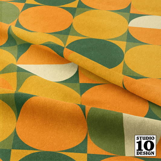 Retro Groovy Printed Fabric by Studio Ten Design
