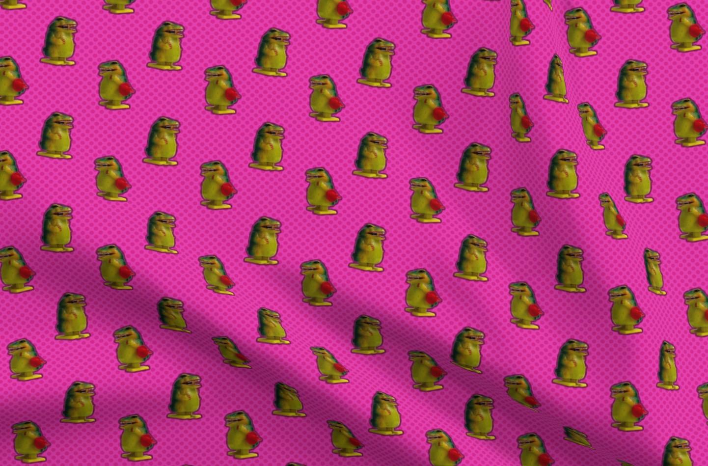 Sparky Pink Printed Fabric by Studio Ten Design