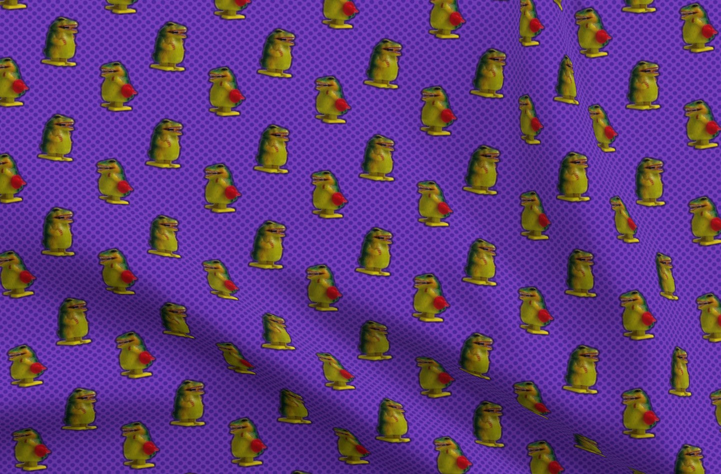 Sparky Purple Printed Fabric by Studio Ten Design