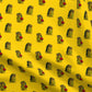 Sparky Yellow Printed Fabric by Studio Ten Design