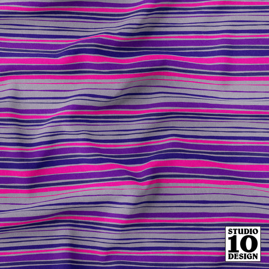 Striped Sophisticate Huxtable Printed Fabric by Studio Ten Design