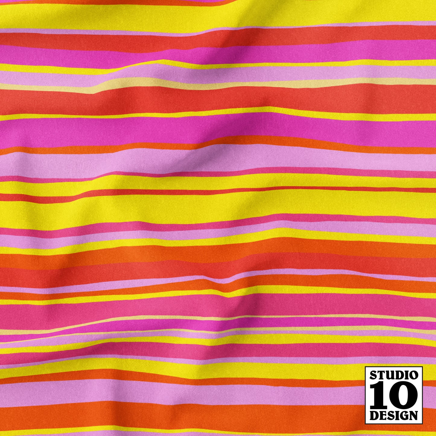 Striped Sophisticate Ricardo Printed Fabric by Studio Ten Design