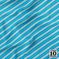 Diagonal Stripes, Light Blue Printed Fabric by Studio Ten Design