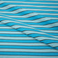 Diagonal Stripes, Light Blue Printed Fabric by Studio Ten Design