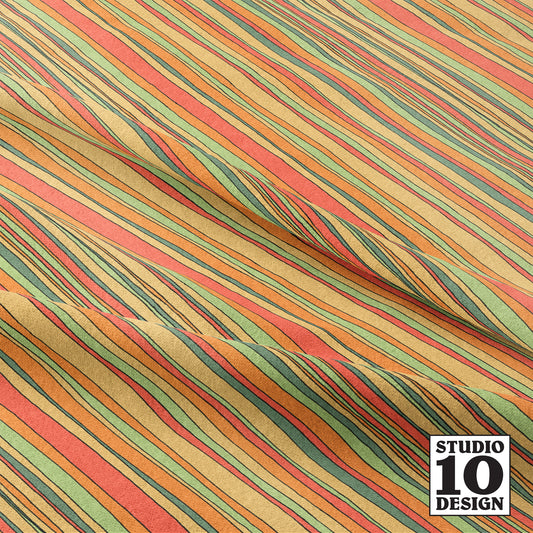 Just Stripes Printed Fabric by Studio Ten Design