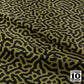 Turing Pattern I: Black + Moss Printed Fabric by Studio Ten Design