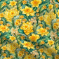 Sunshine Serenade Watercolor Daffodils Printed Fabric by Studio Ten Design