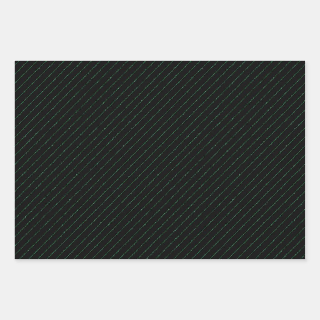 Splatter Pinstripe Wrapping Paper Sheet Set
