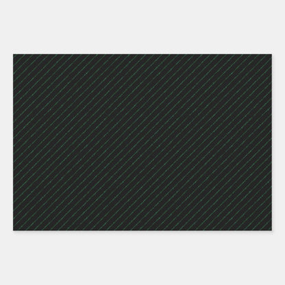 Splatter Pinstripe Wrapping Paper Sheet Set