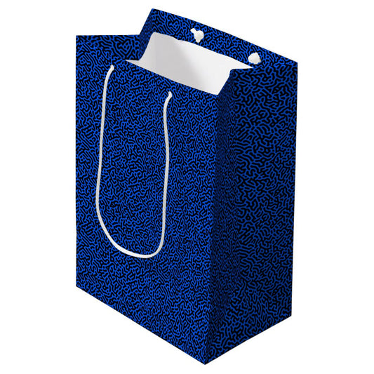 Turing Pattern (Black + Cobalt) Gift Bags