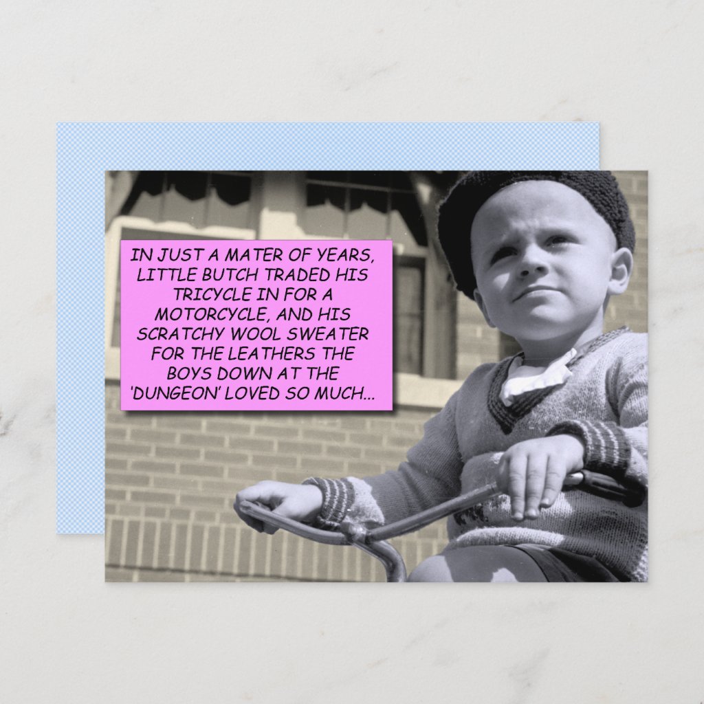 Little Butch Postcard