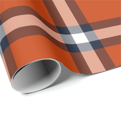 Chicago Bears Plaid Wrapping Paper Roll