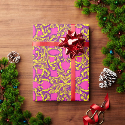 Baroque Fancy Wrapping Paper Roll