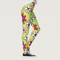 Flower Pop! Field of Daisies Leggings