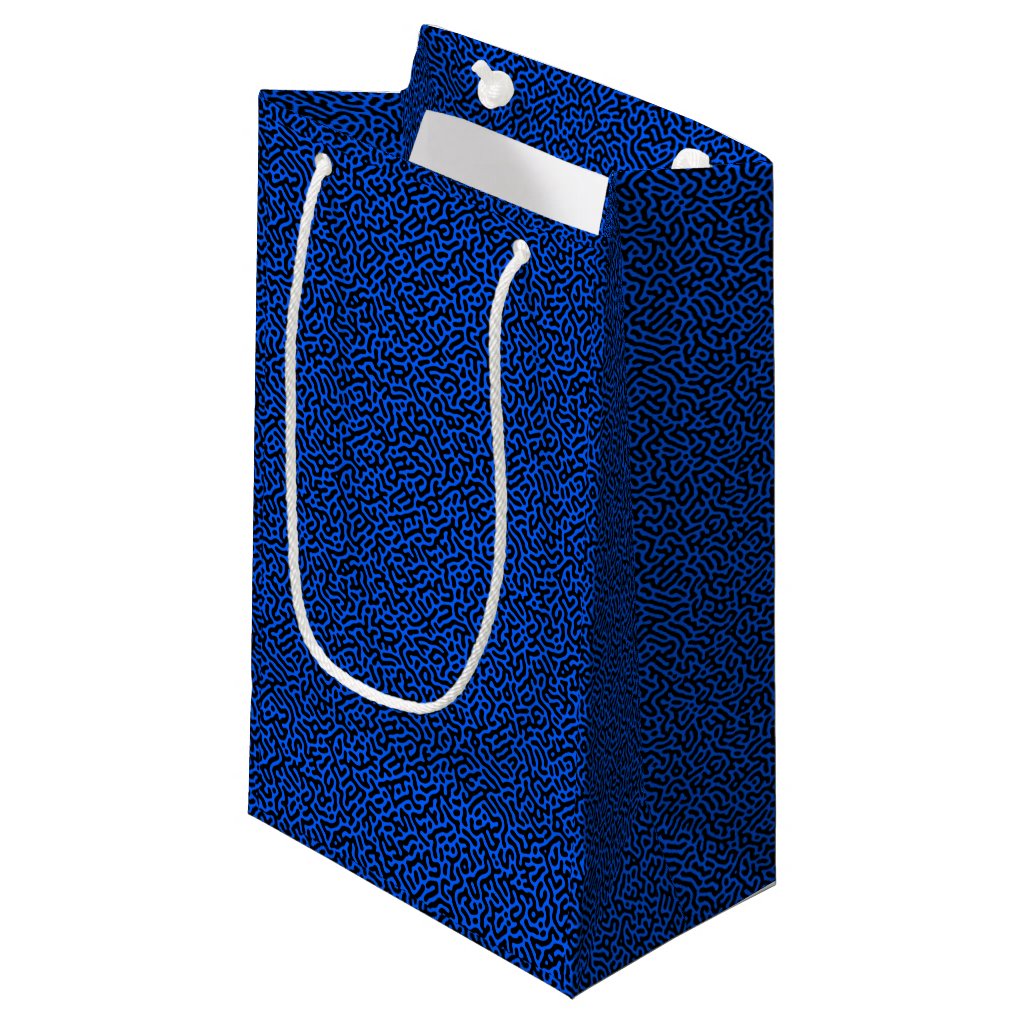 Turing Pattern (Black + Cobalt) Gift Bags