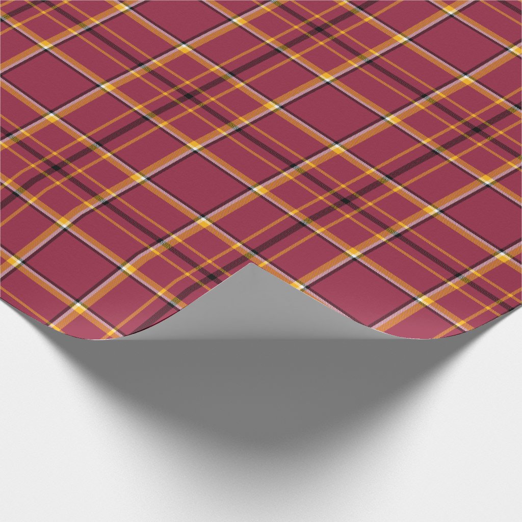 Arizona Cardinals Plaid Wrapping Paper Roll