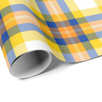 Los Angeles Rams Plaid Wrapping Paper Roll
