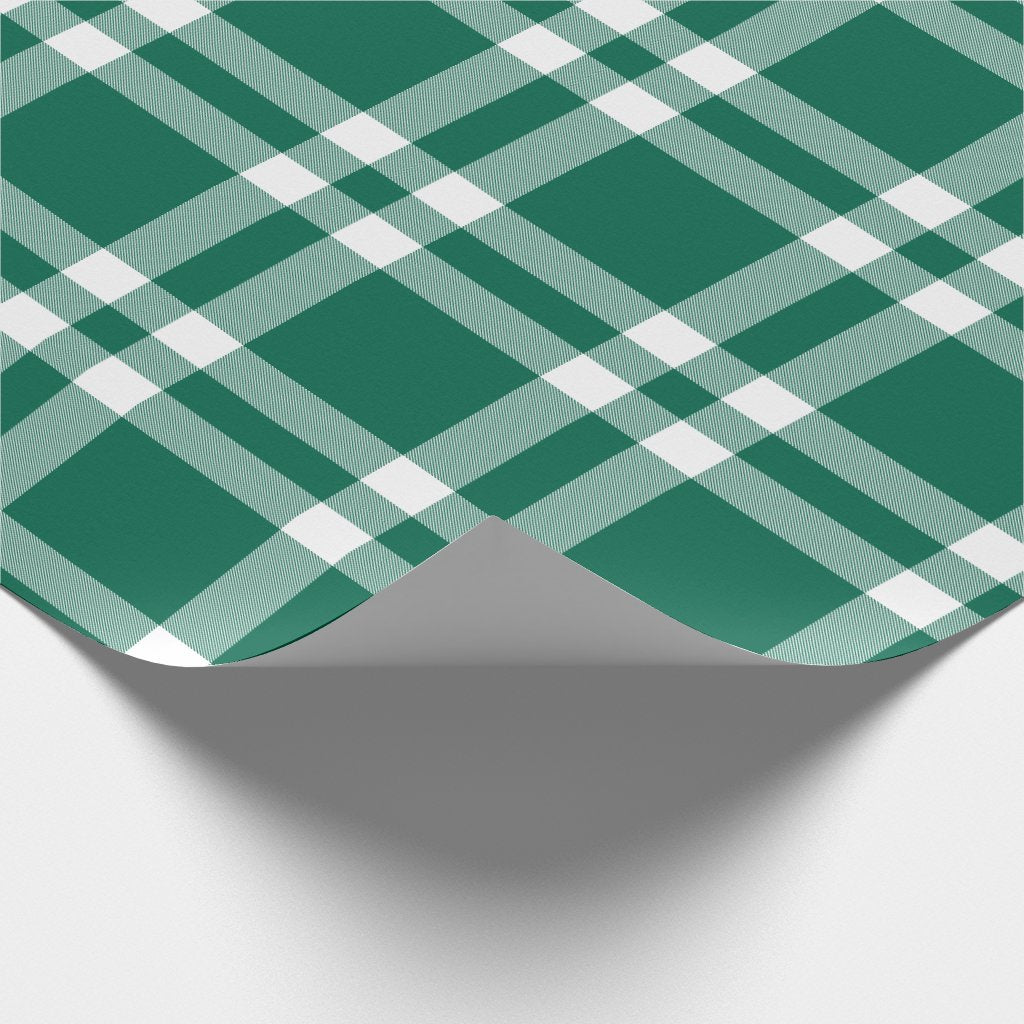 New York Jets Plaid Wrapping Paper Roll